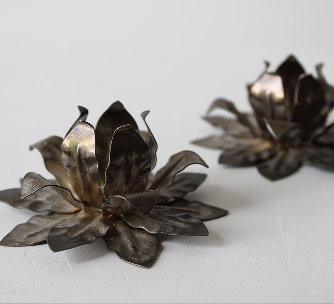 Floral Candle Holders | Set of 2