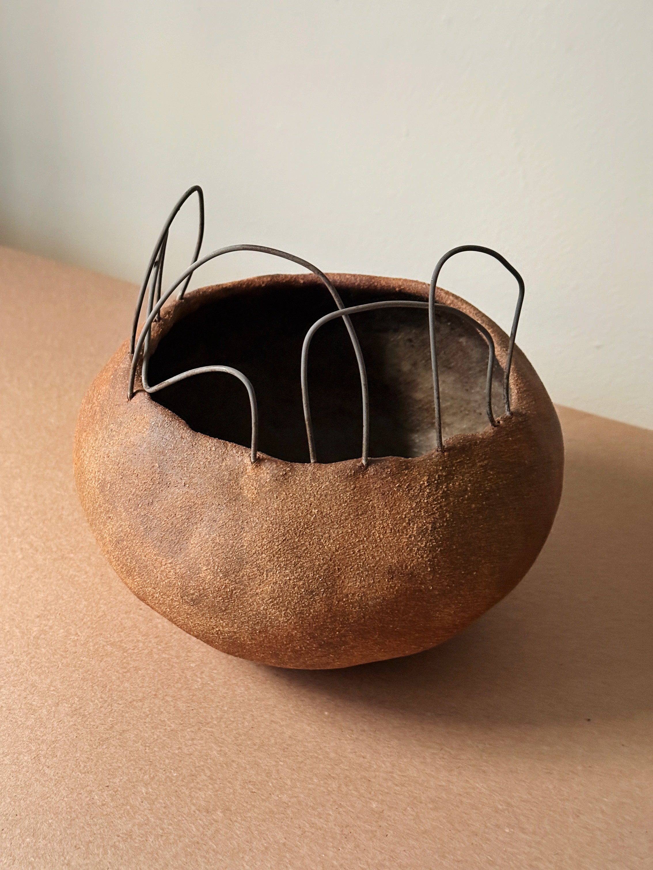 Wire Vase by Anna Shipulina Ceramics