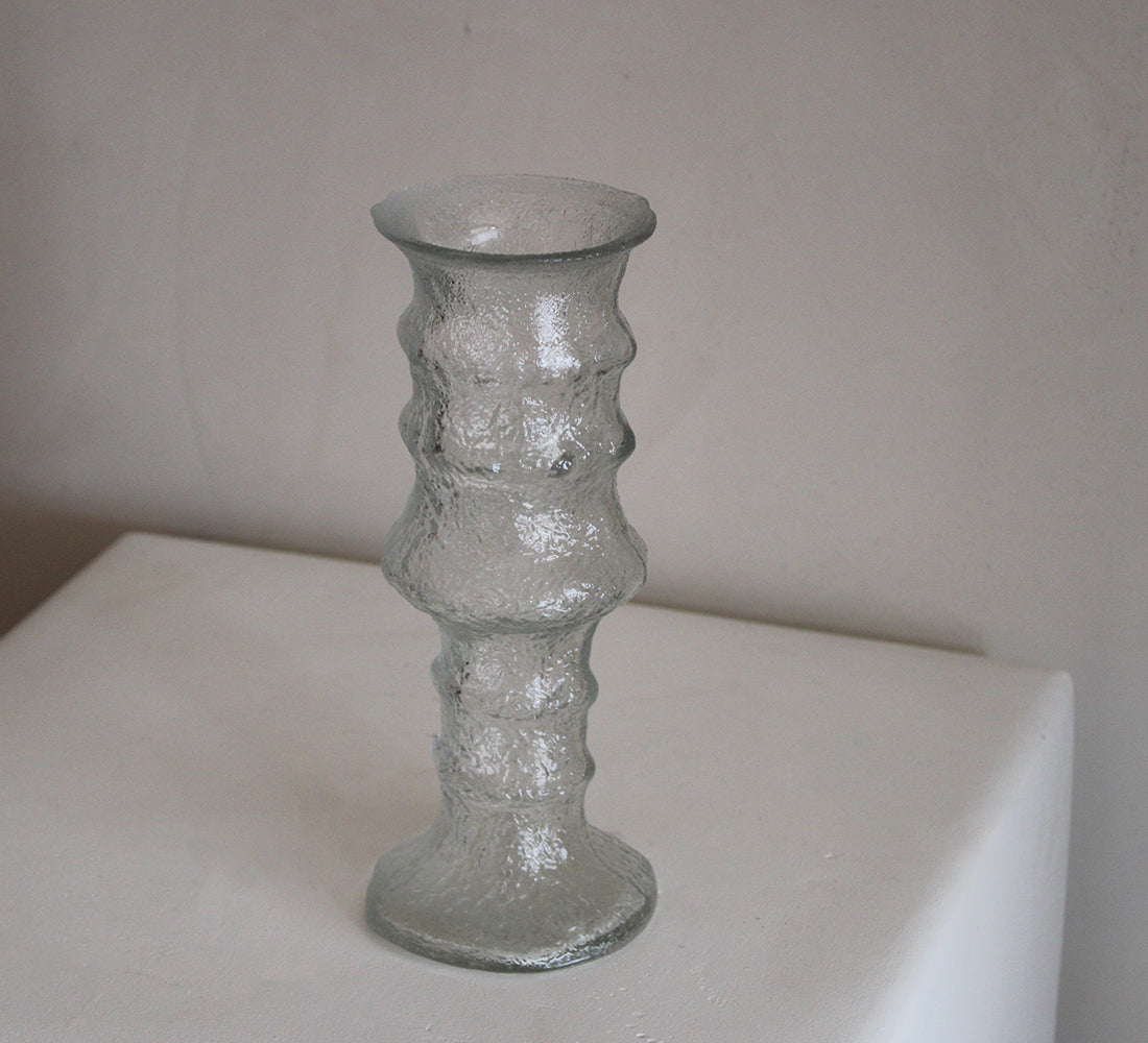 Crinkle Art Glass Vase