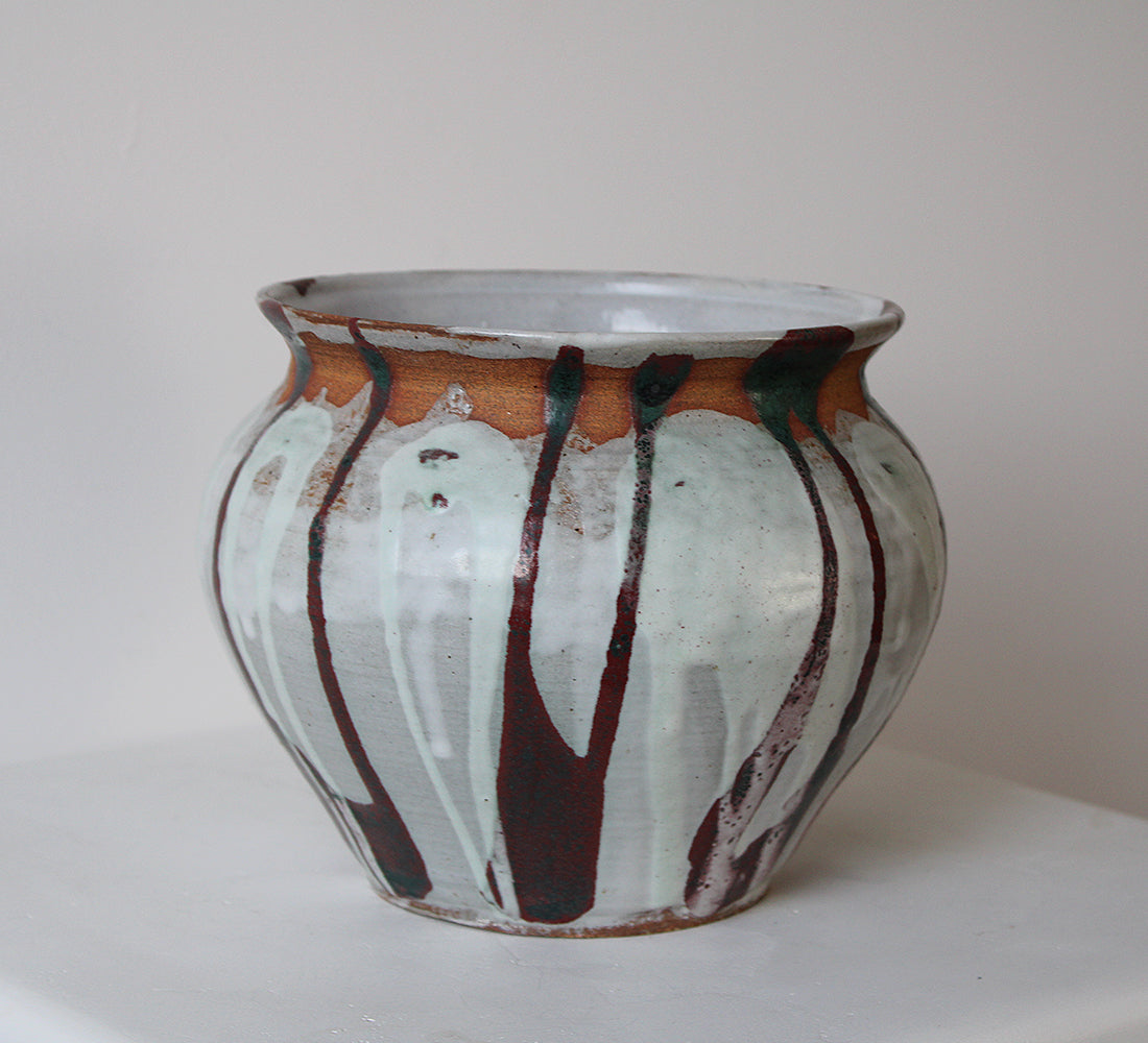 Studio Pottery Drip Vase