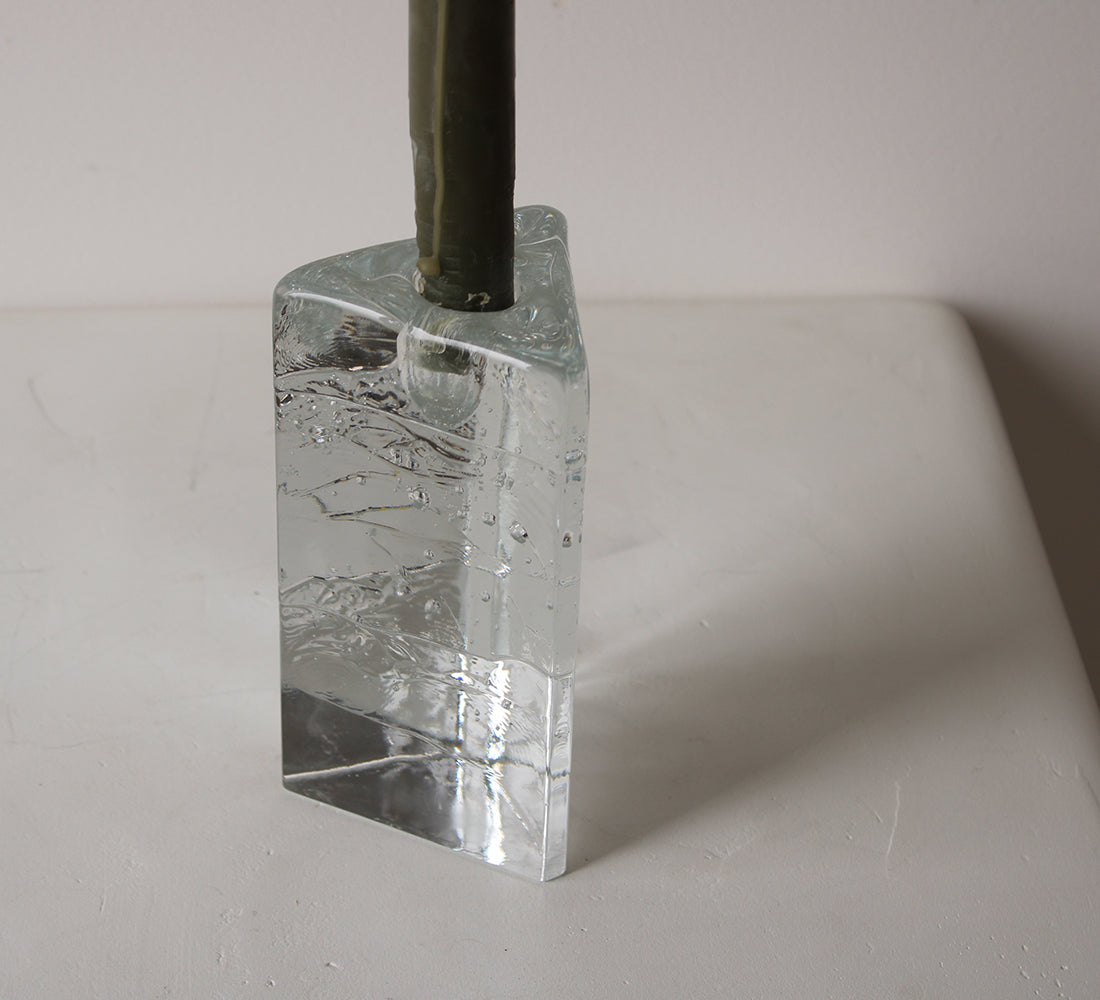 Pressed Glass Candlestick