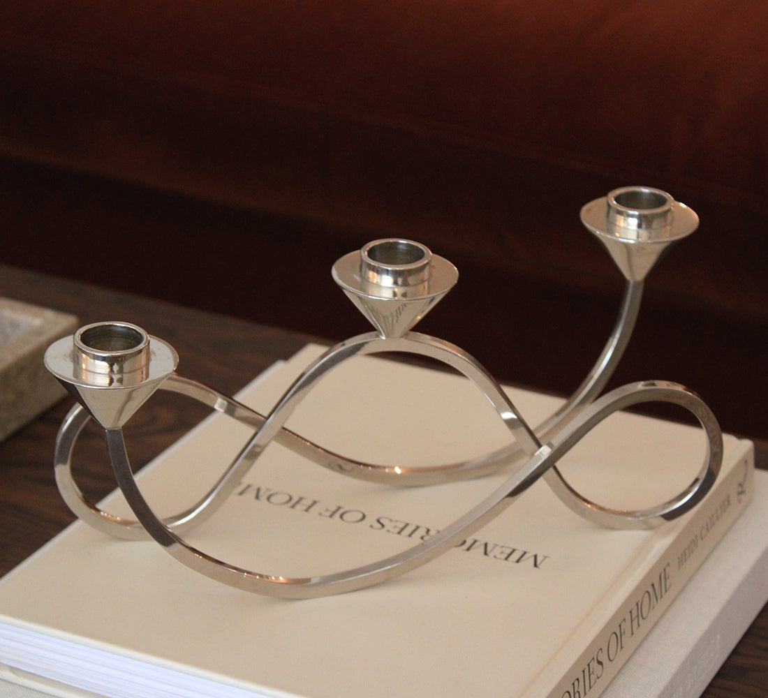 Chrome Candelabra