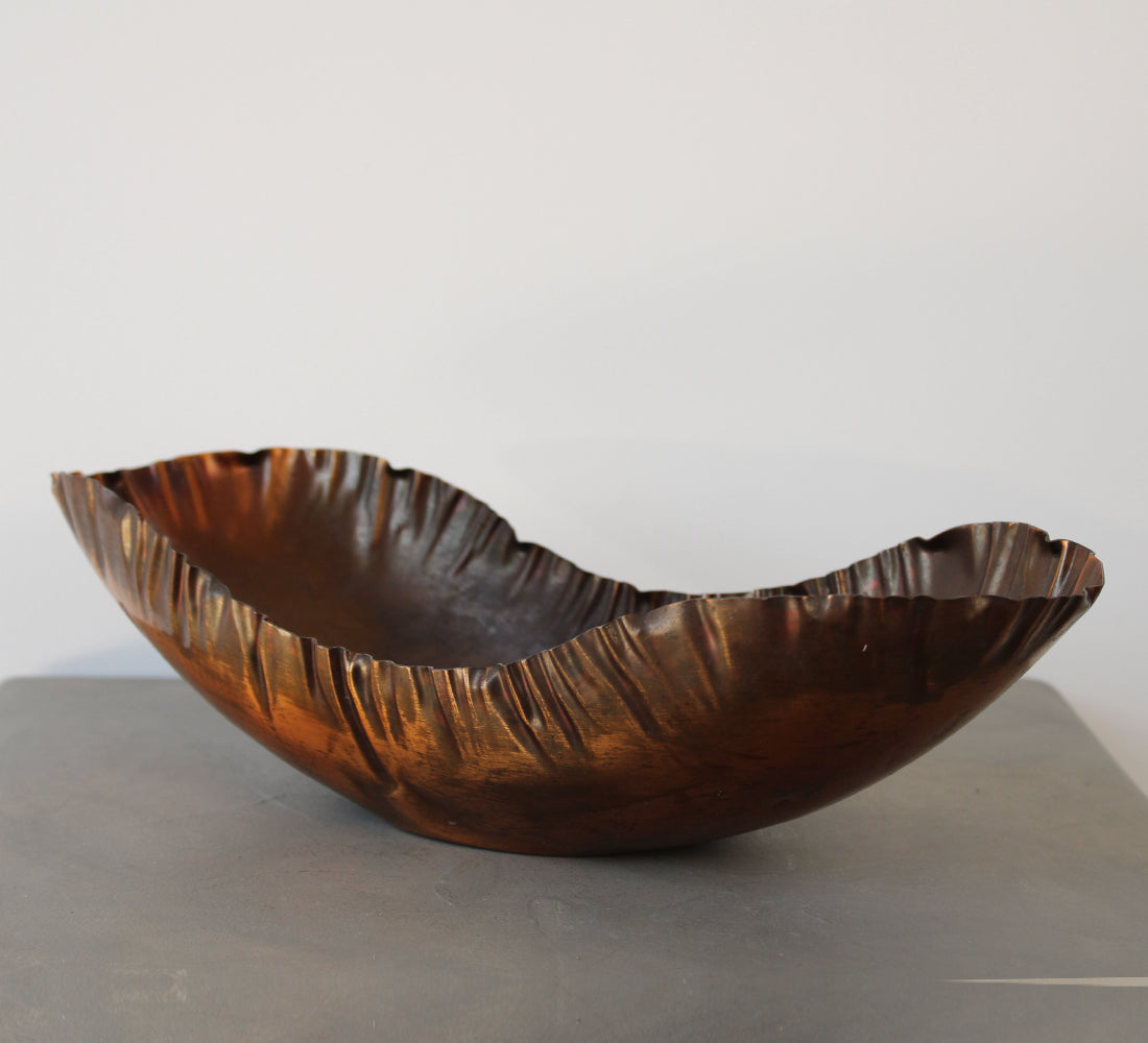 Copper Oblong Bowl