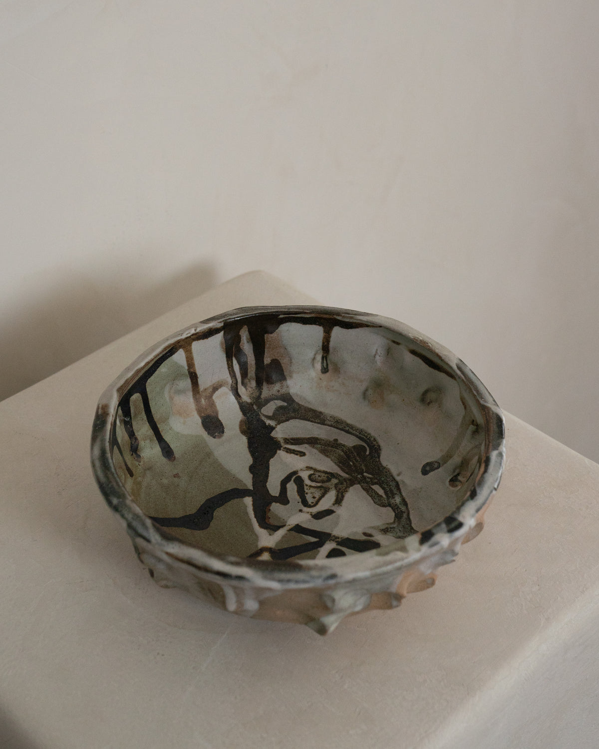 Abstract Studio Pottery Bowl