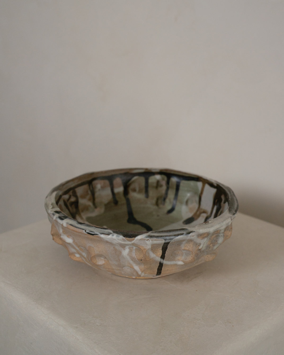 Abstract Studio Pottery Bowl