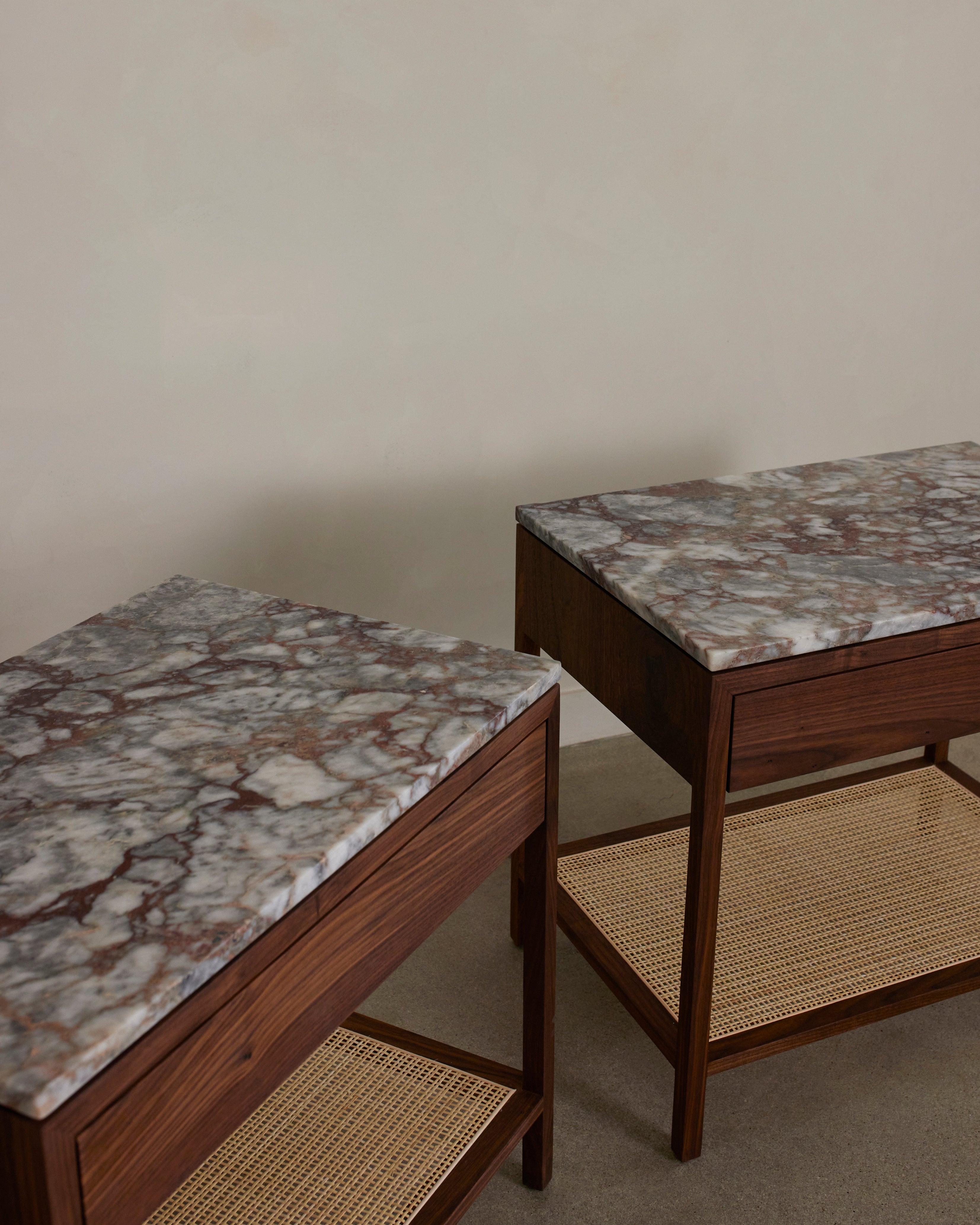 Davis Nightstand, Stone Top