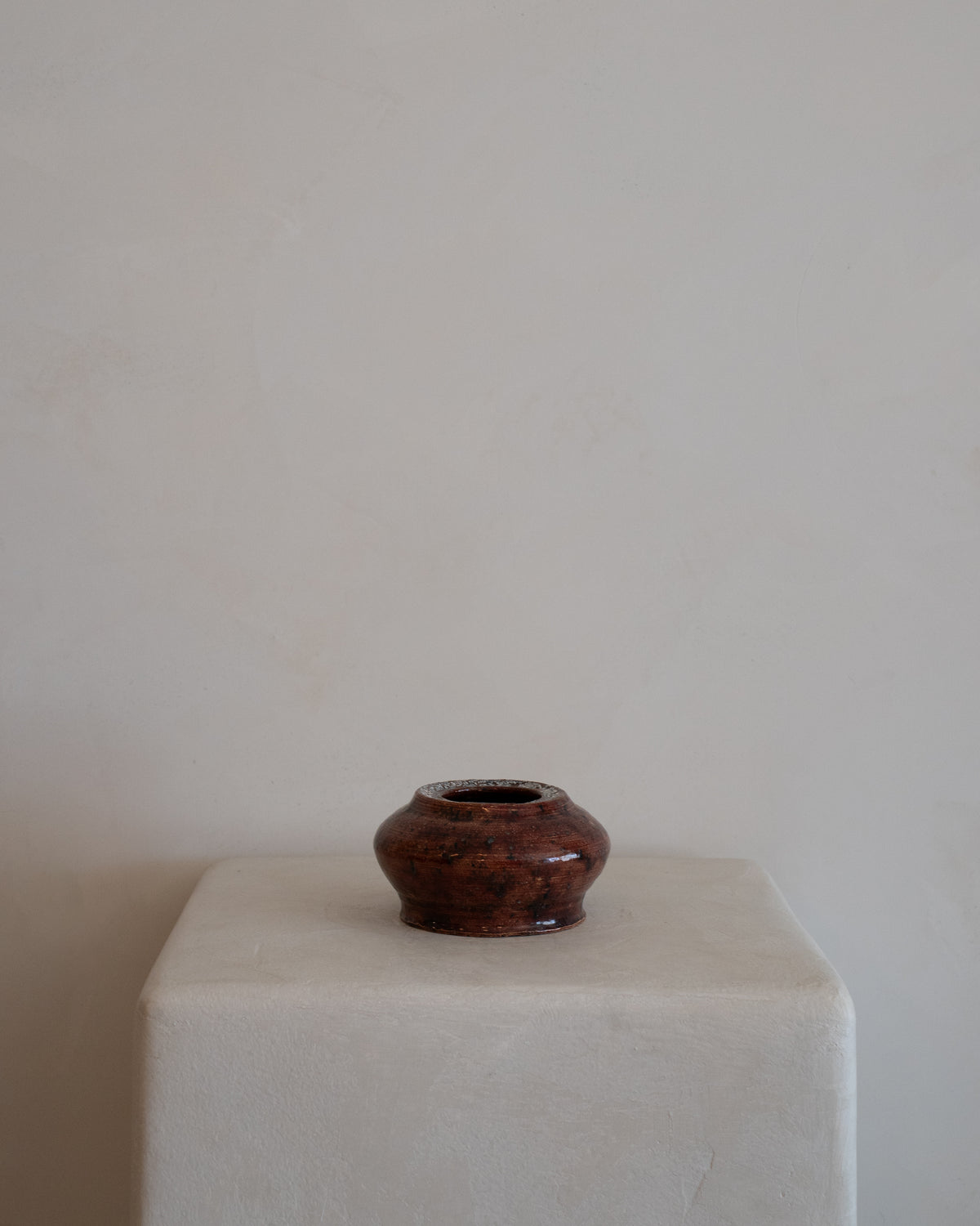 Red-Brown Glazed Vase