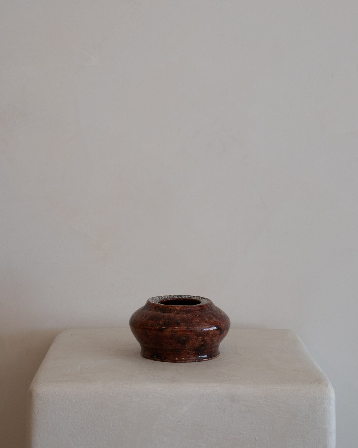 Red-Brown Glazed Vase