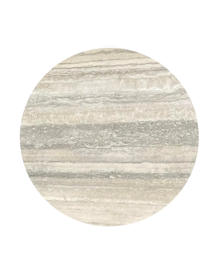 Travertine Silver