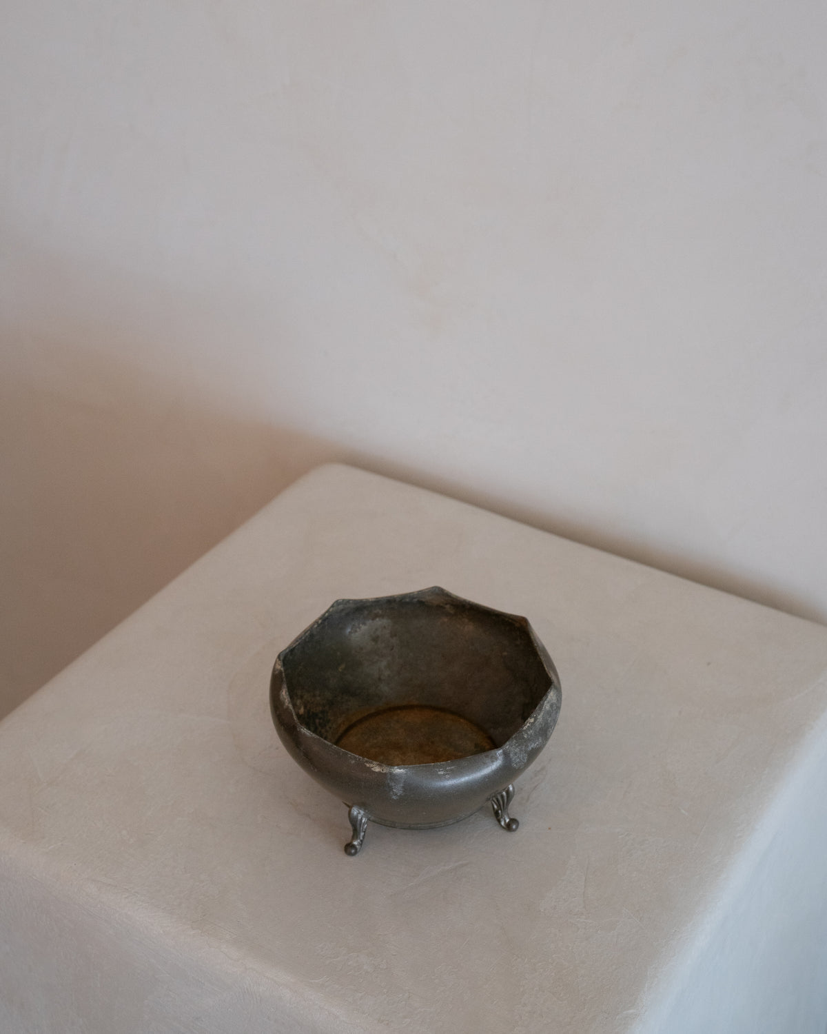 Pewter Footed Bowl