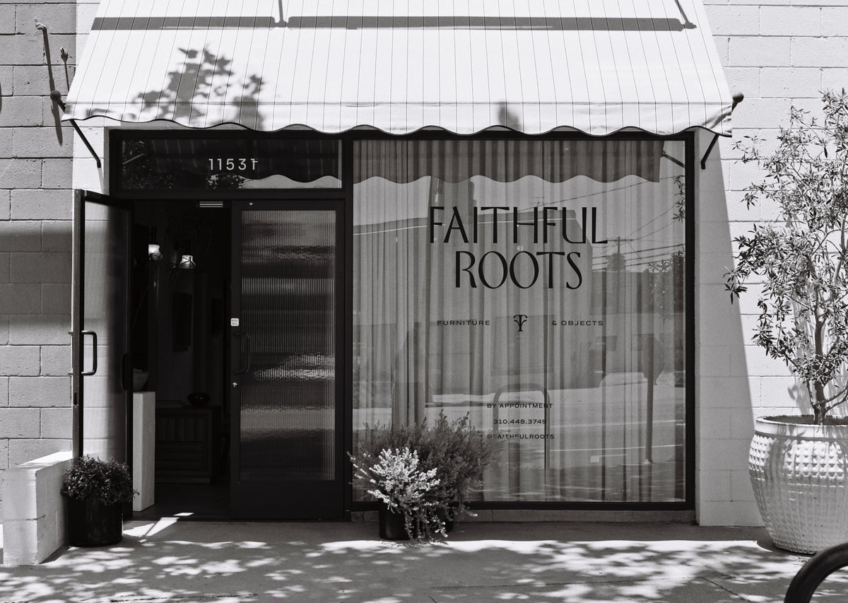 Faithful Roots showroom storefront