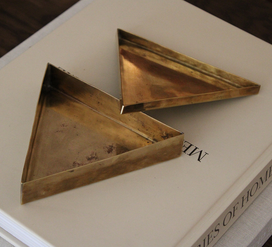 Brass Triangle Box