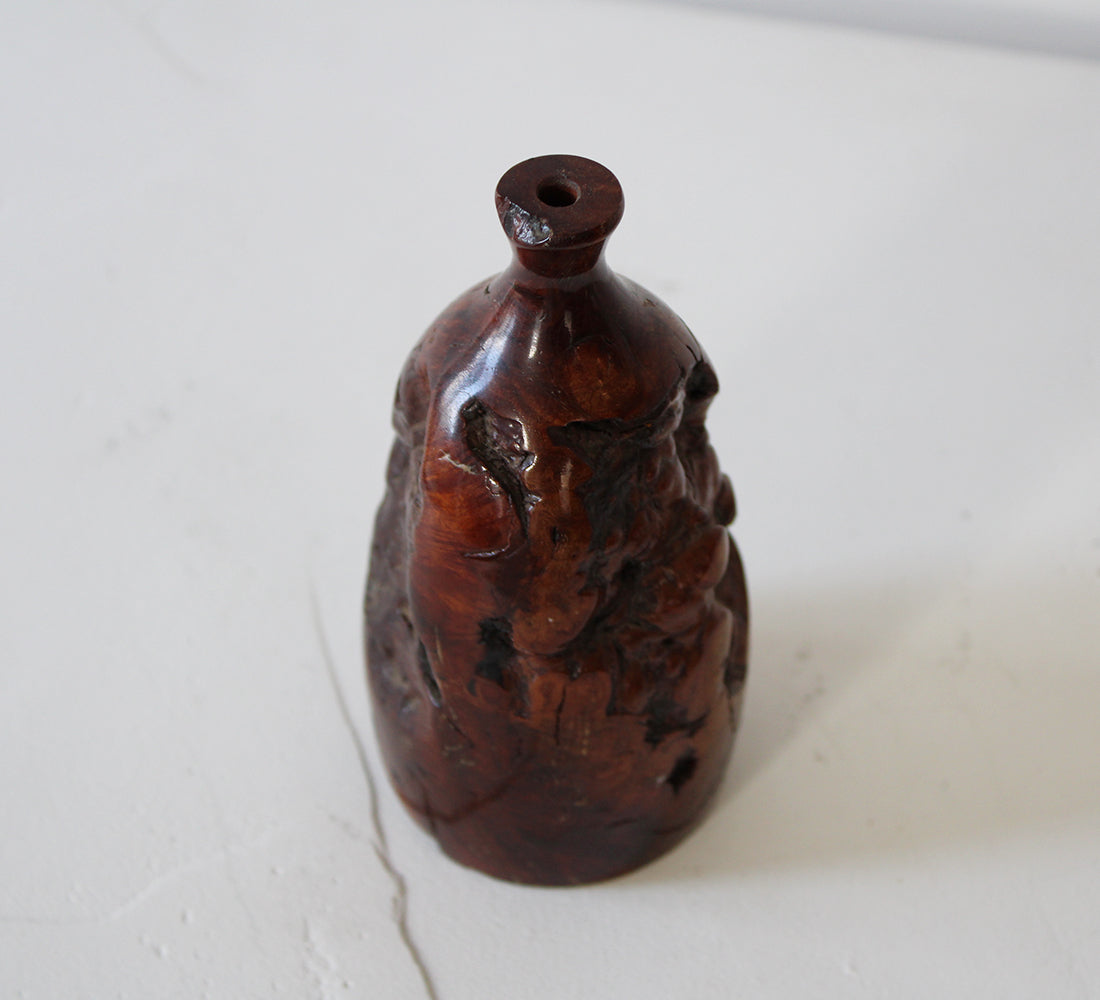 Burl Wood Vase