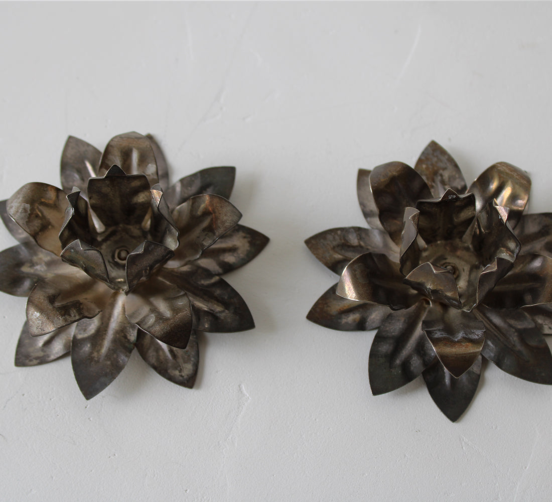 Floral Candle Holders | Set of 2