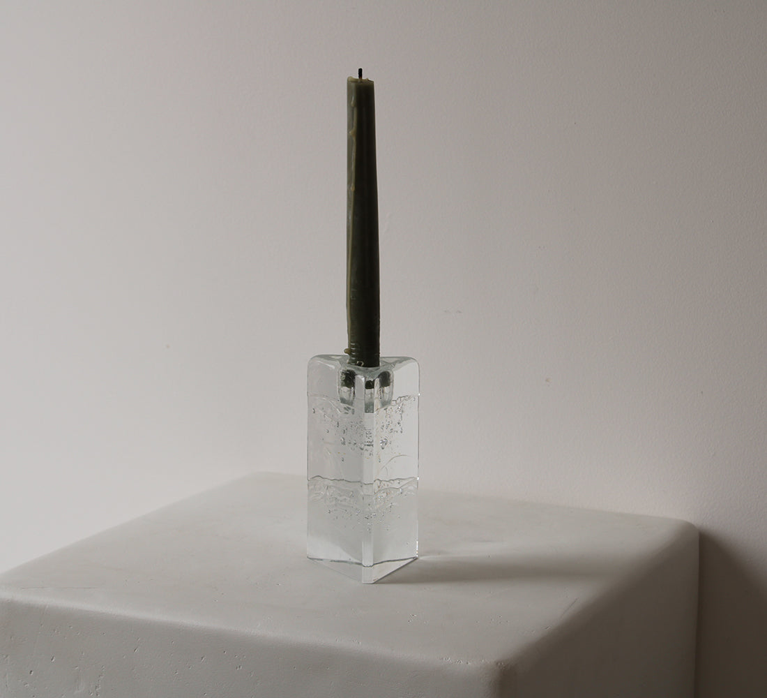 Pressed Glass Candlestick