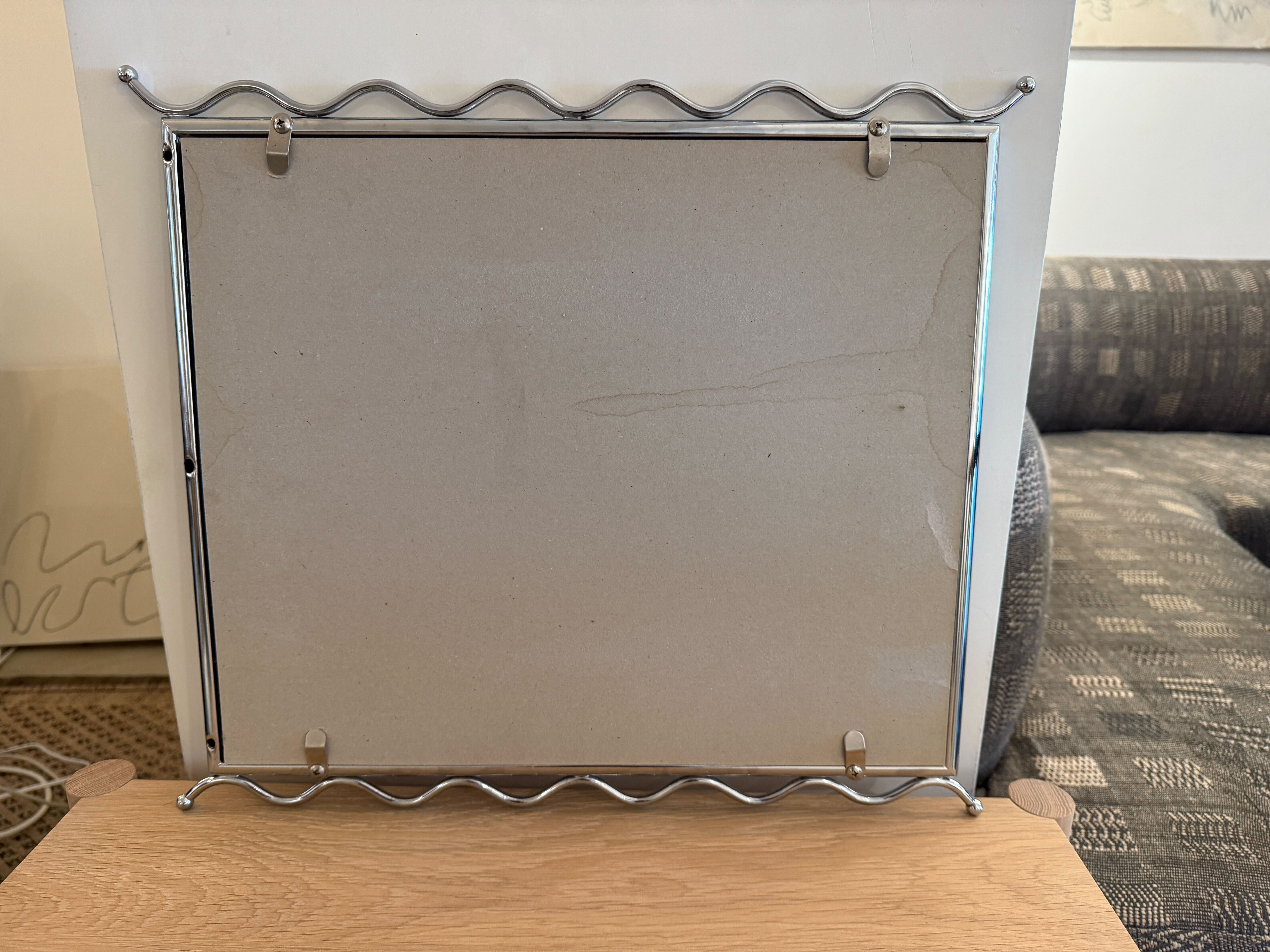 Chrome Wave Mirror