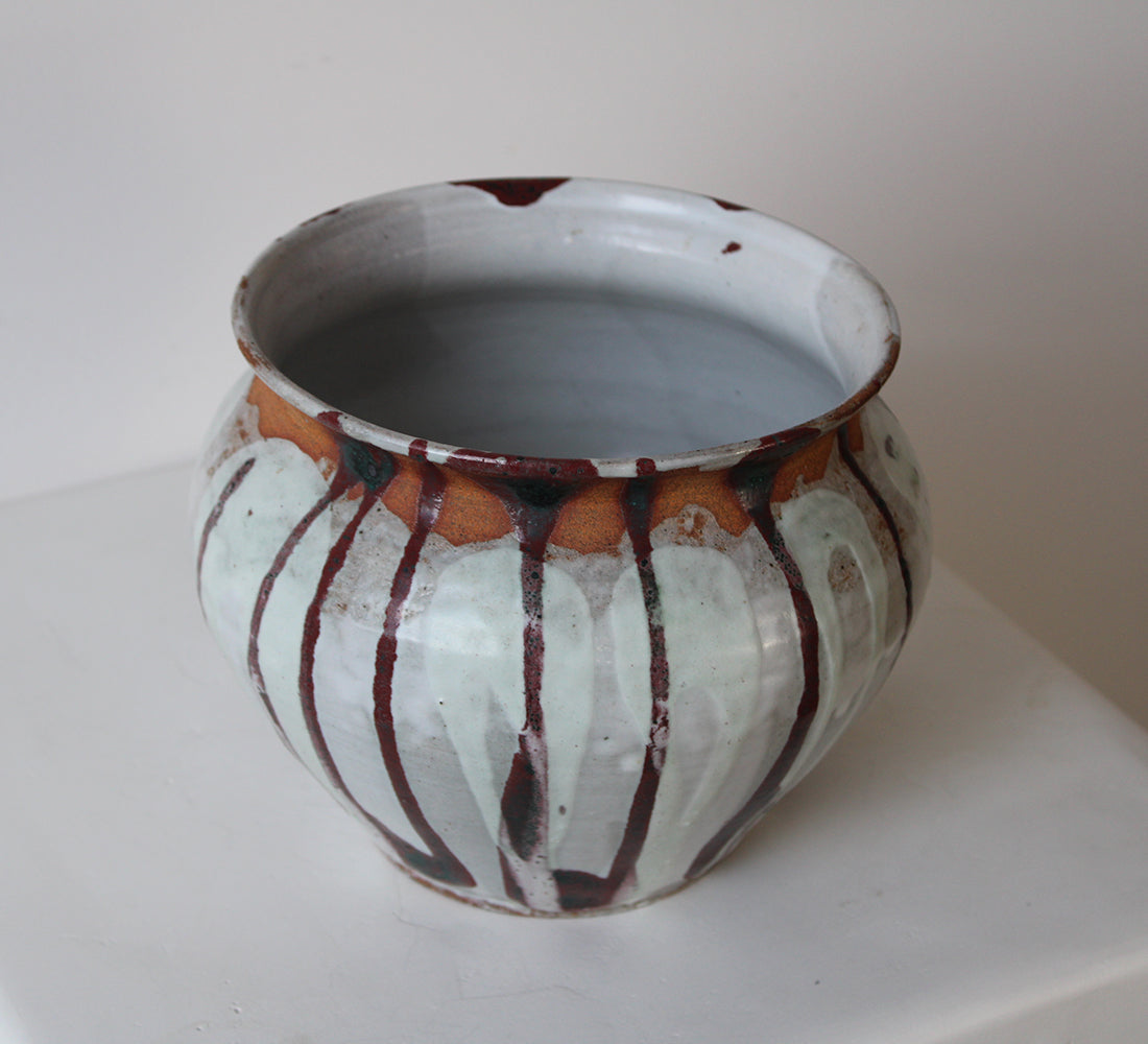 Studio Pottery Drip Vase