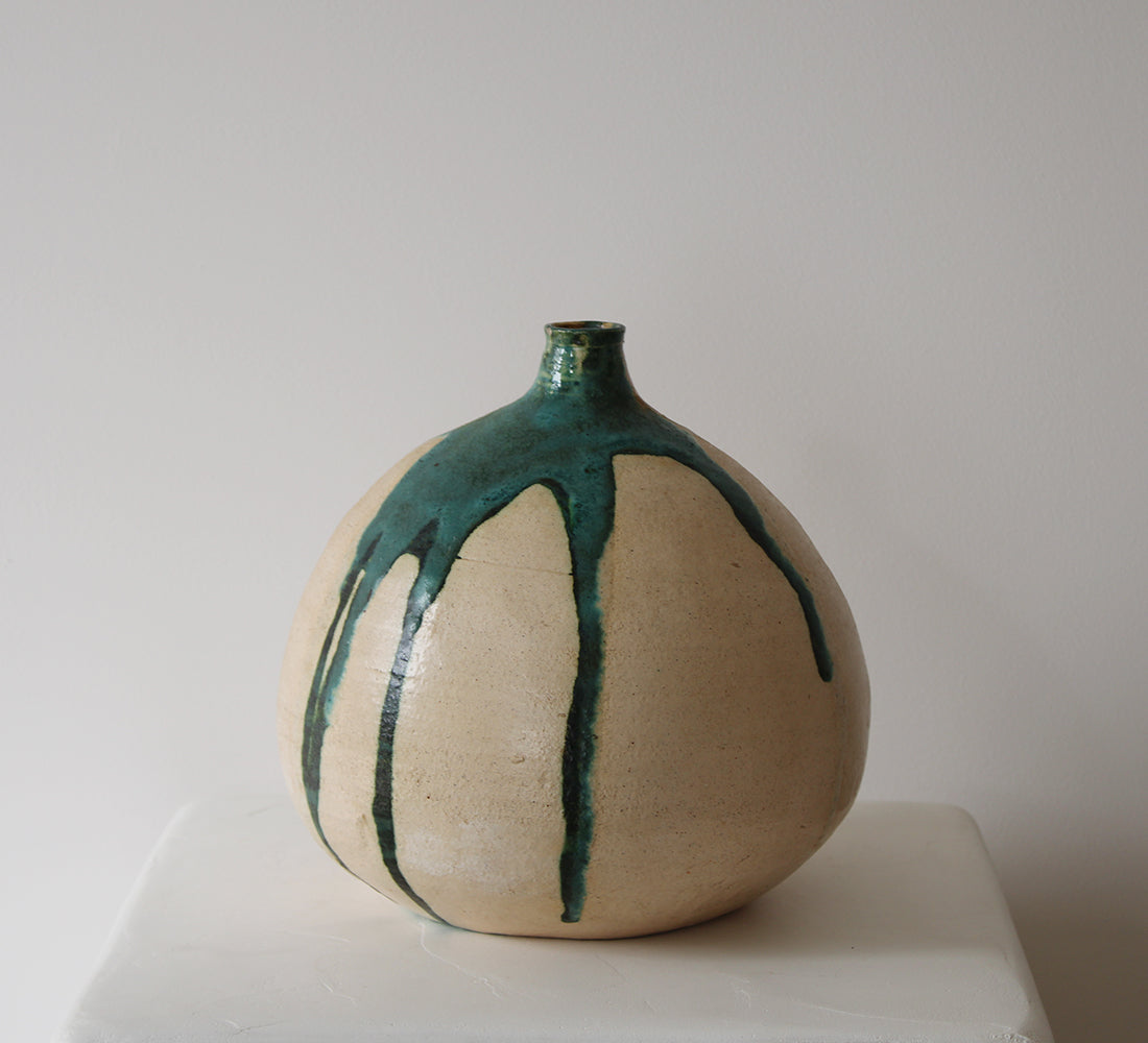 Pottery with Dripping Glaze