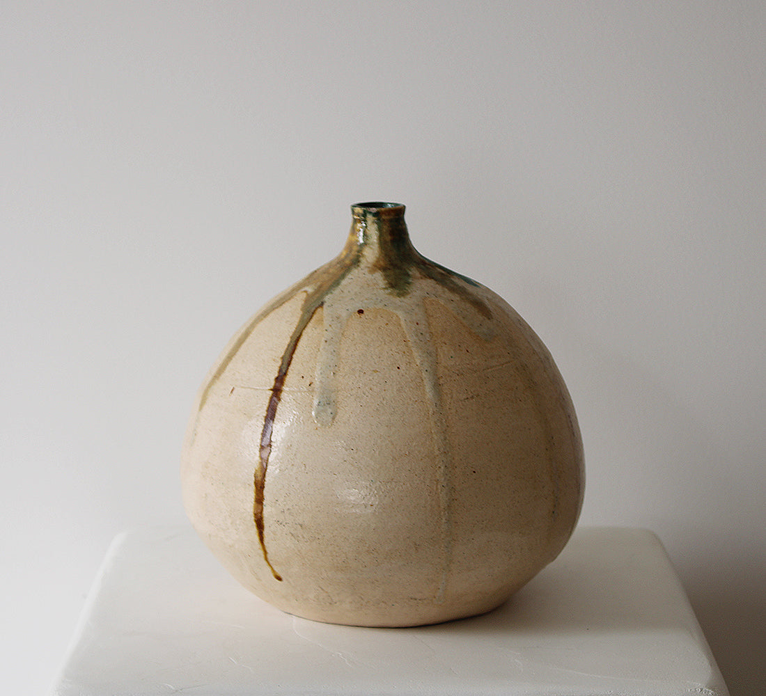 Pottery with Dripping Glaze