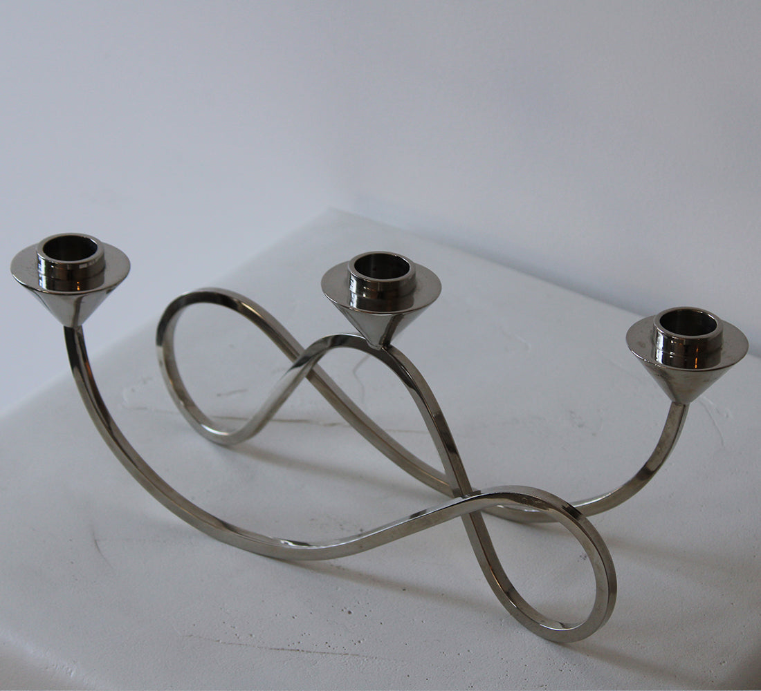 Chrome Candelabra