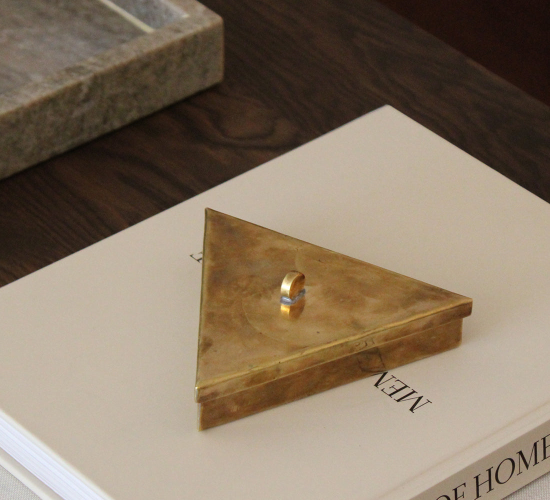 Brass Triangle Box