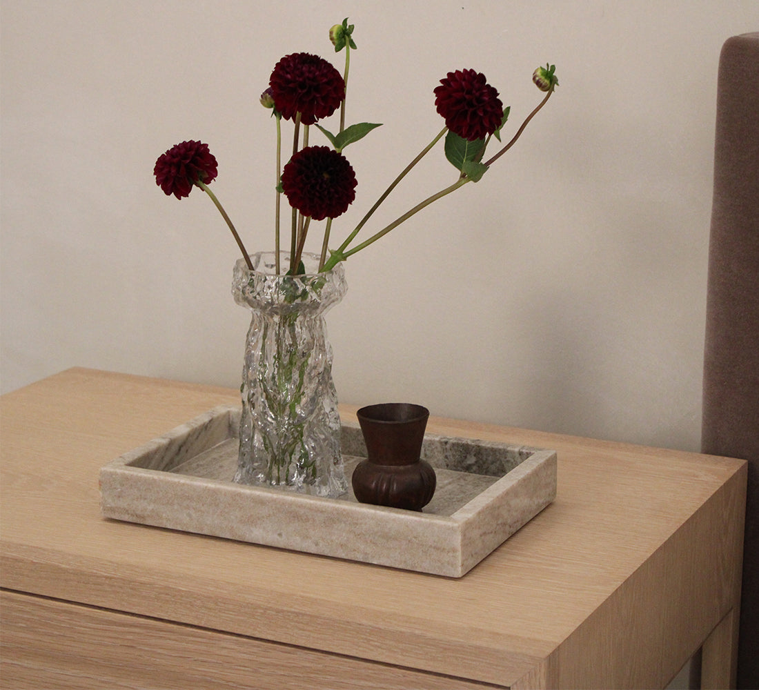 Brutalist Glass Vase