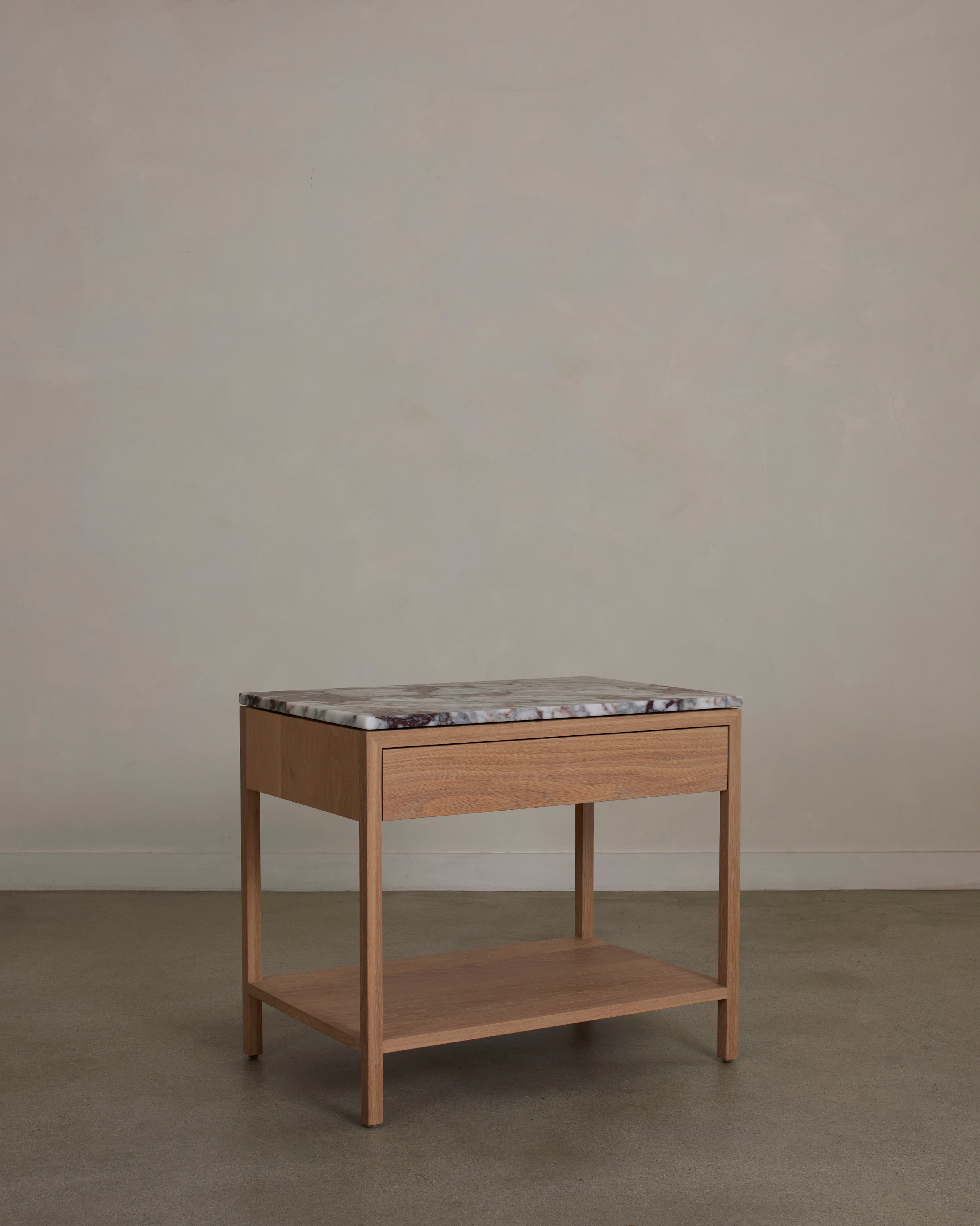 Davis Nightstand, Stone Top