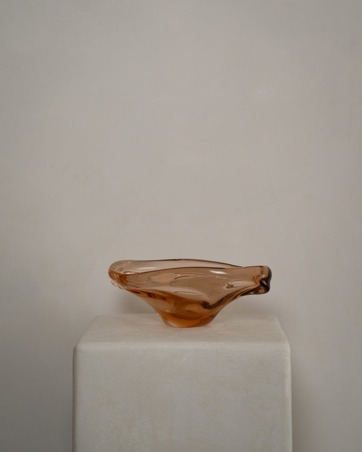 Peach Murano Glass Vessel