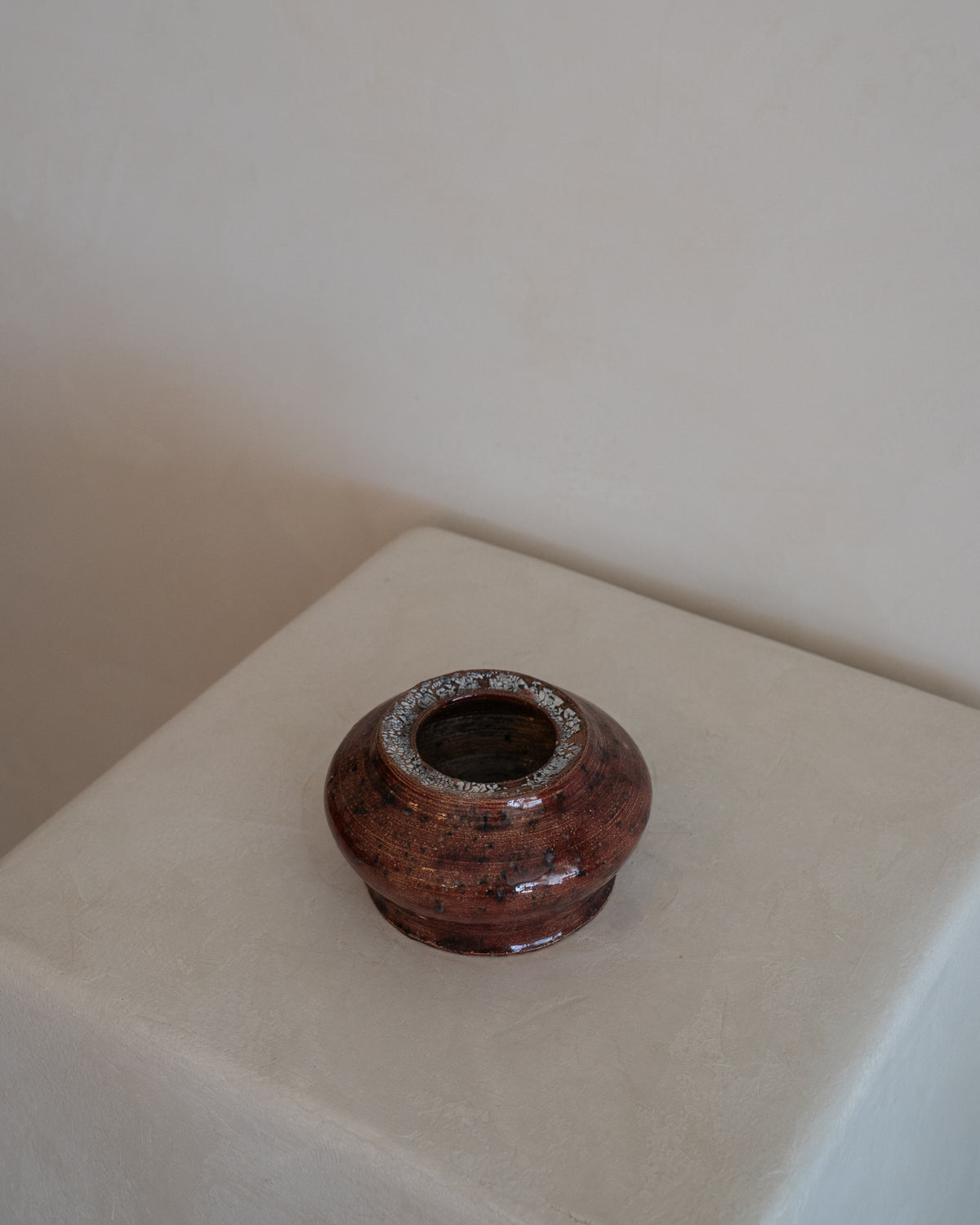 Red-Brown Glazed Vase