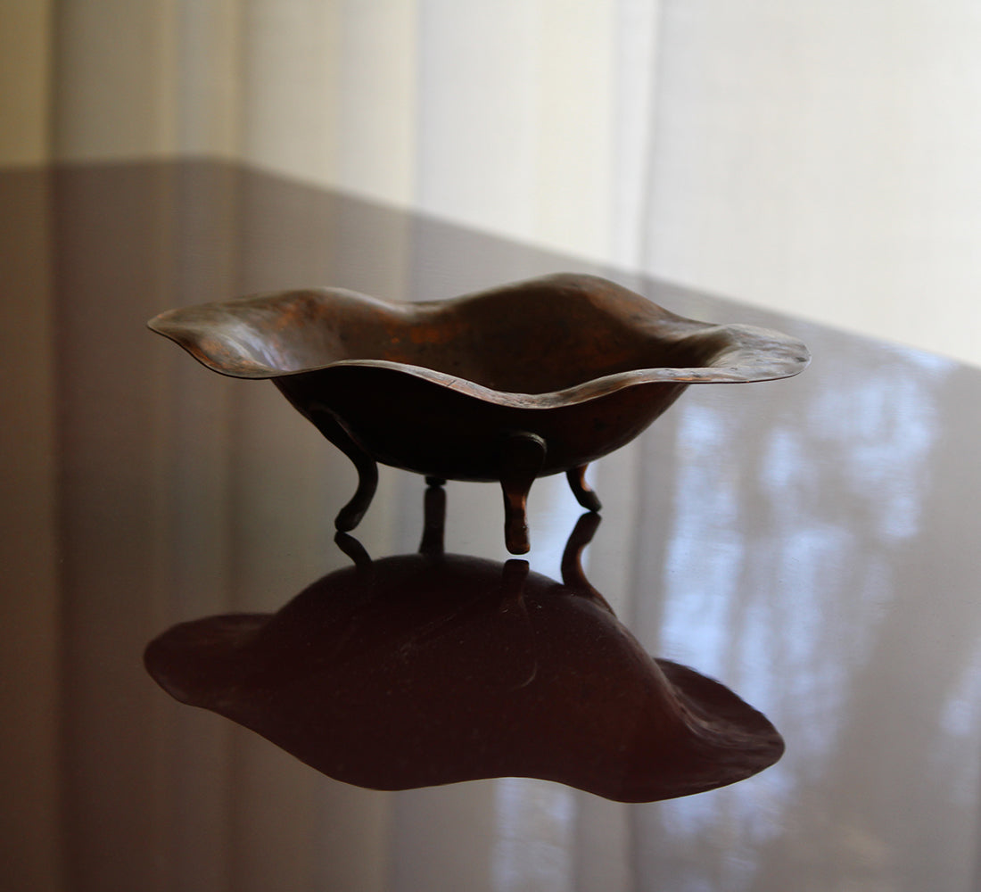 Hammered Copper Dish