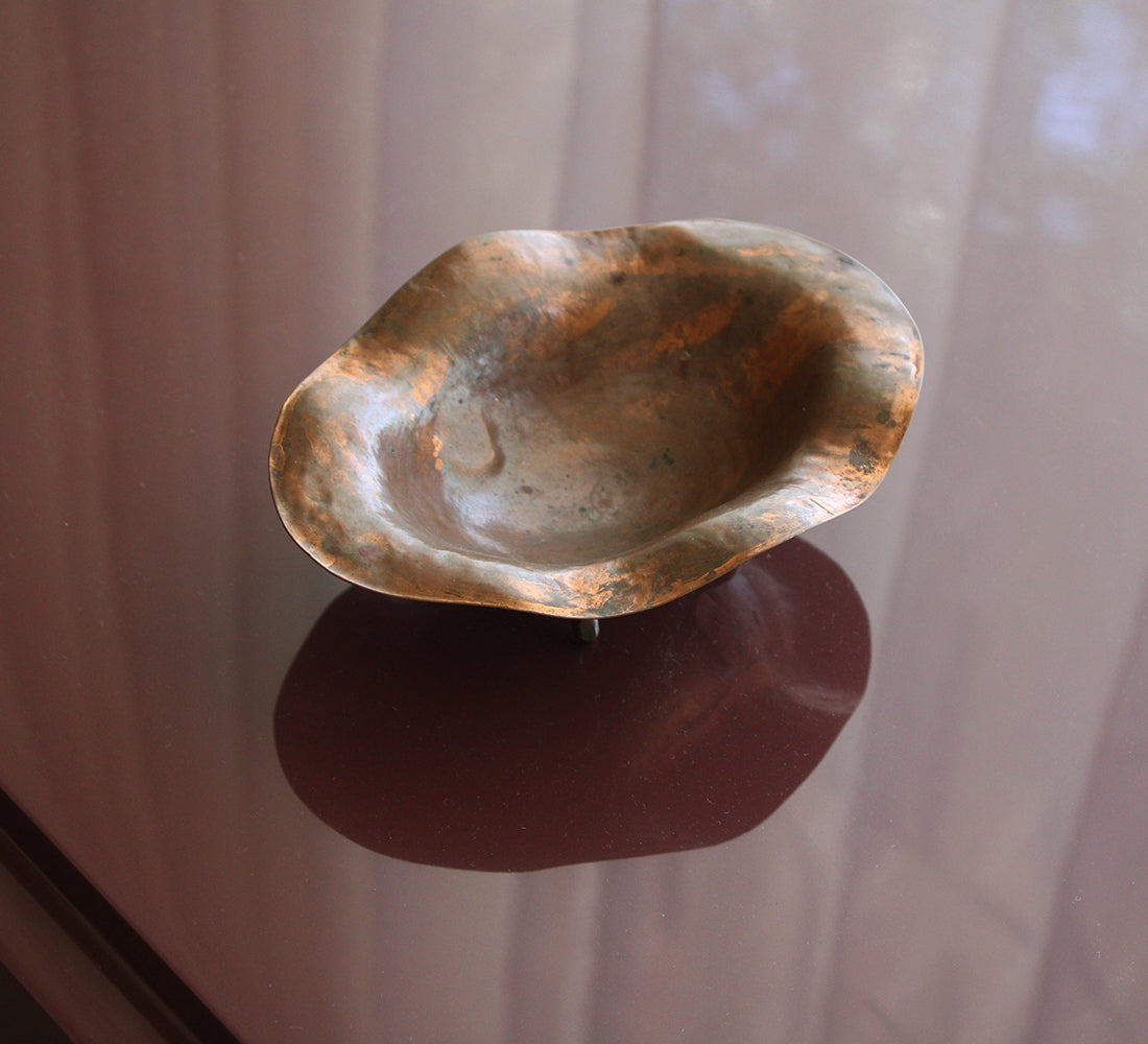 Hammered Copper Dish