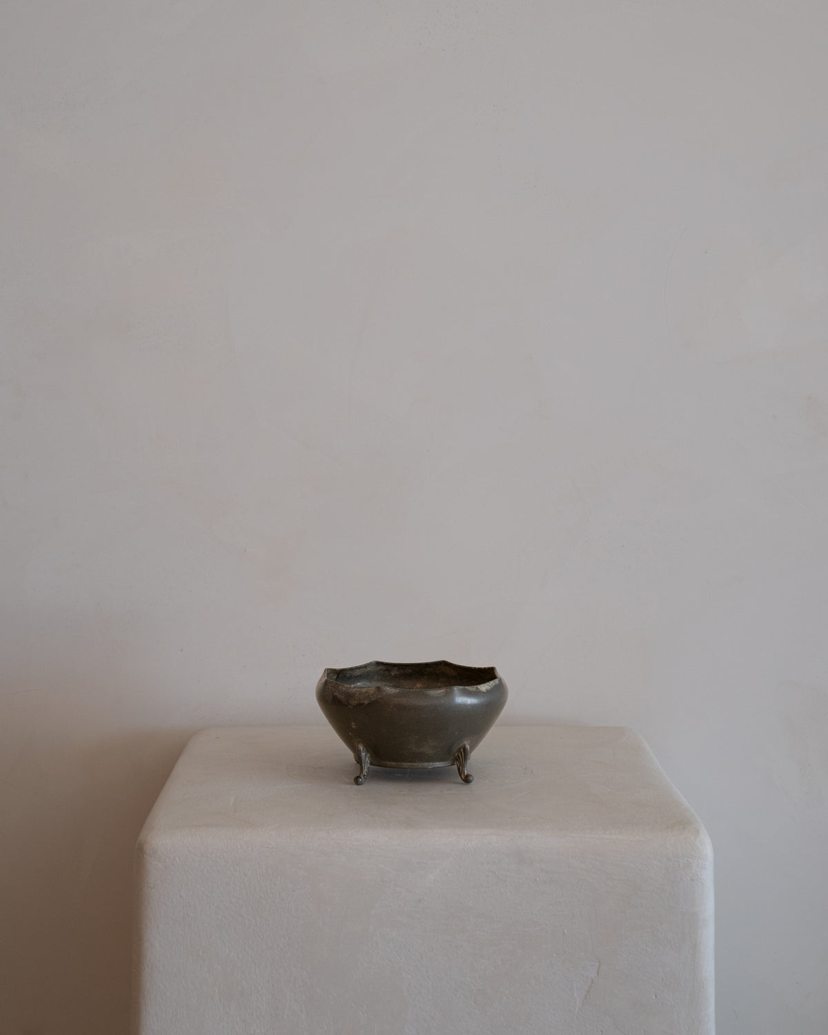 Pewter Footed Bowl