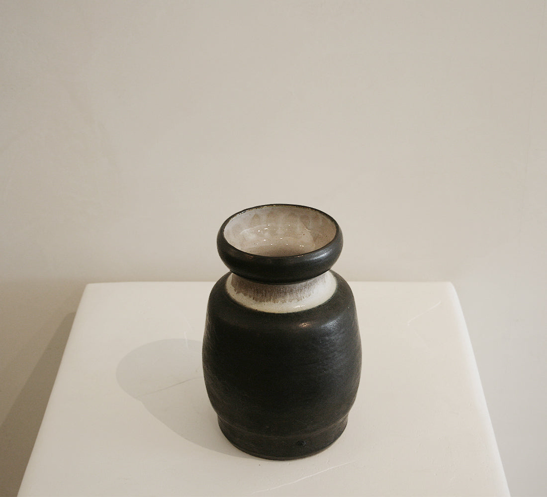 Black Ceramic Vase